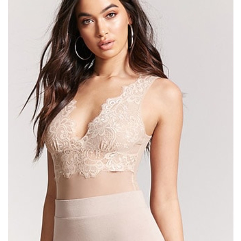 Mesh lace bodysuit